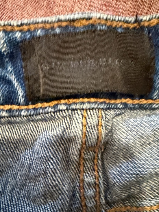 Burberry Light Blue Distressed Denim Shorts - Picture 3 of 4